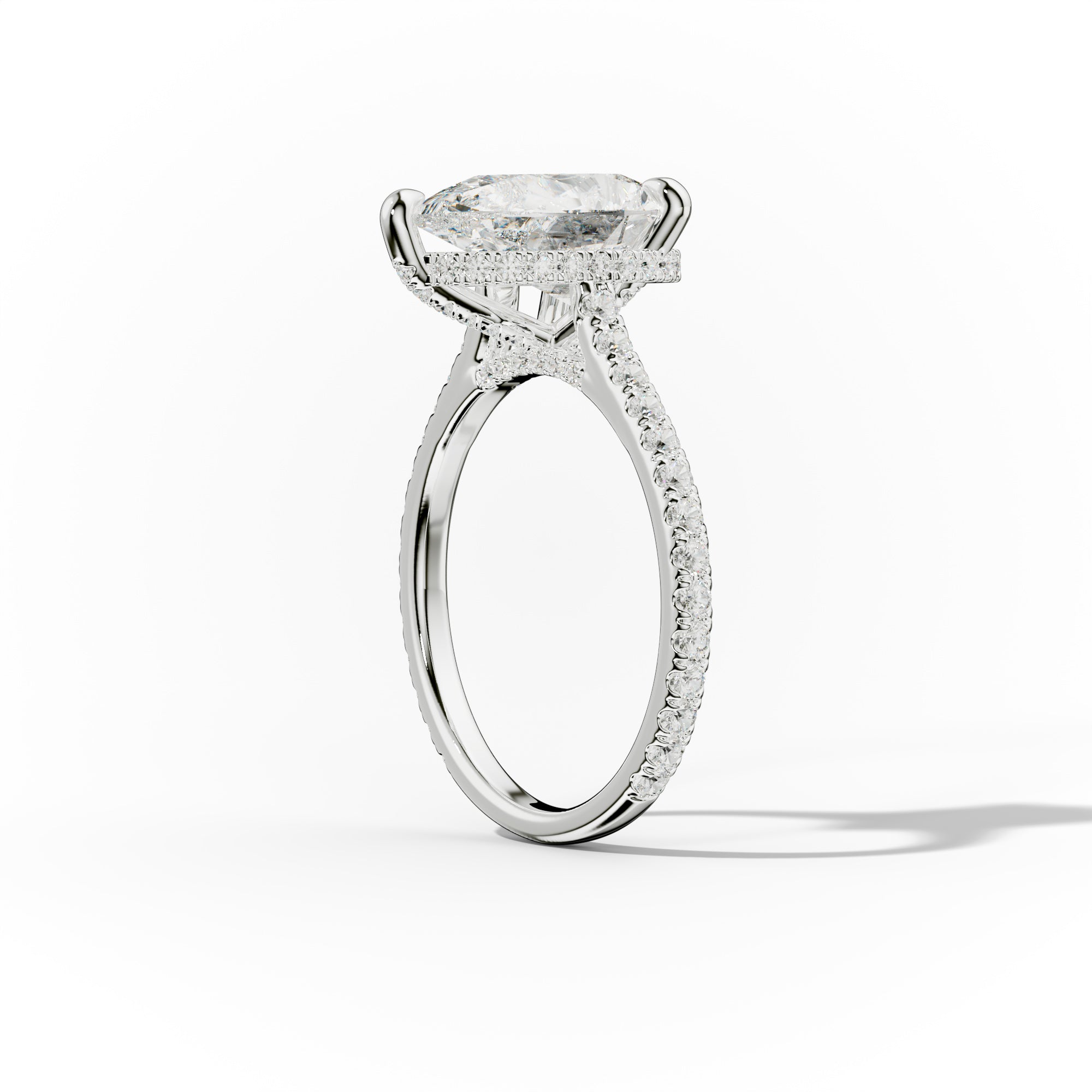 Aria Pear Shape Diamond Engagement Ring
